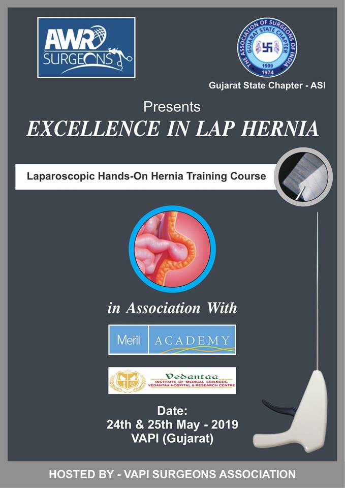 Laparoscopic Hands on Hernia training workshop(24-05-2019 & 25-05-2019)