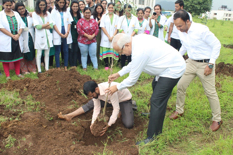 Tree Plantation Program at Vedantaa Institute of Medical Sciences from 28/08/2019 to 30/08/209